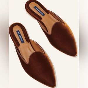 Margaux Mule - Rust Velvet Women’s Size 37